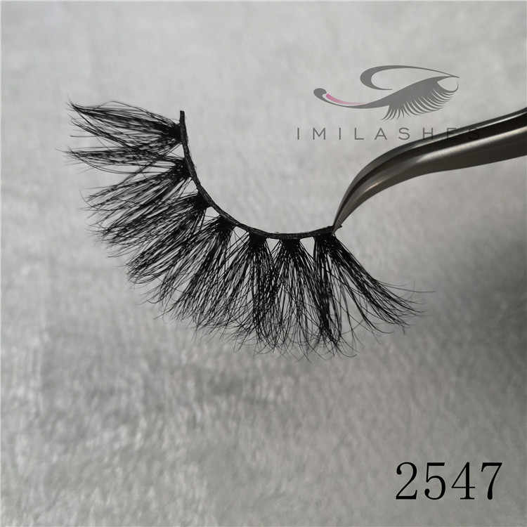 Fluffy long good mink 25mm lashes wholesale china vendor A-47